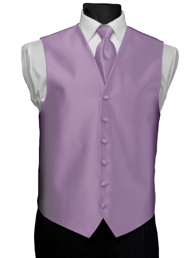 'After Six' Aries Full Back Vest - Lilac 